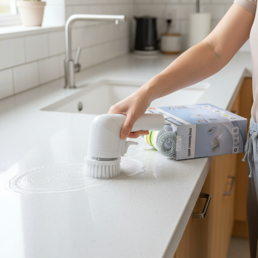 Handheld Electric Spin Scrubber – Effortless Deep Cleaning in Minutes