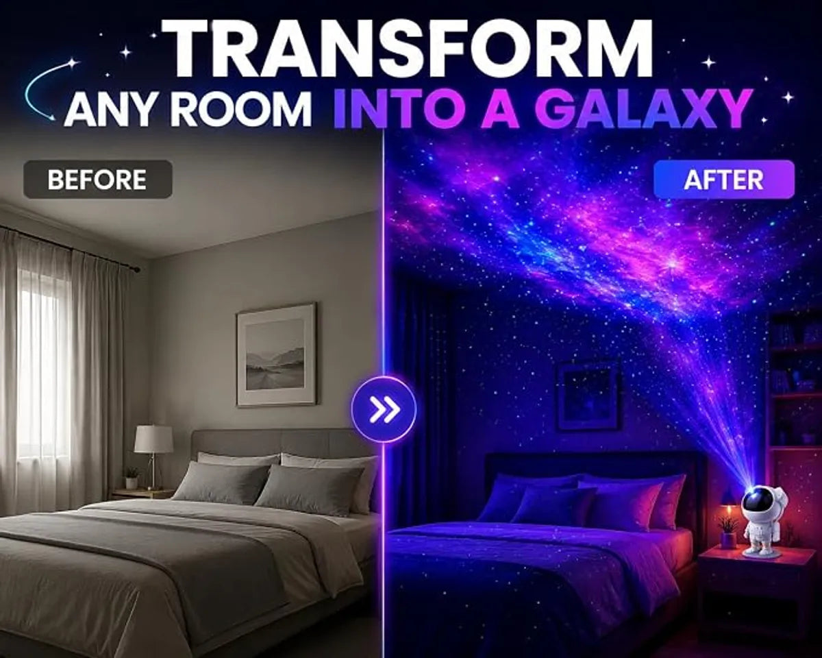 Astronaut Galaxy Star Projector
