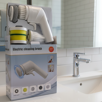Handheld Electric Spin Scrubber – Effortless Deep Cleaning in Minutes